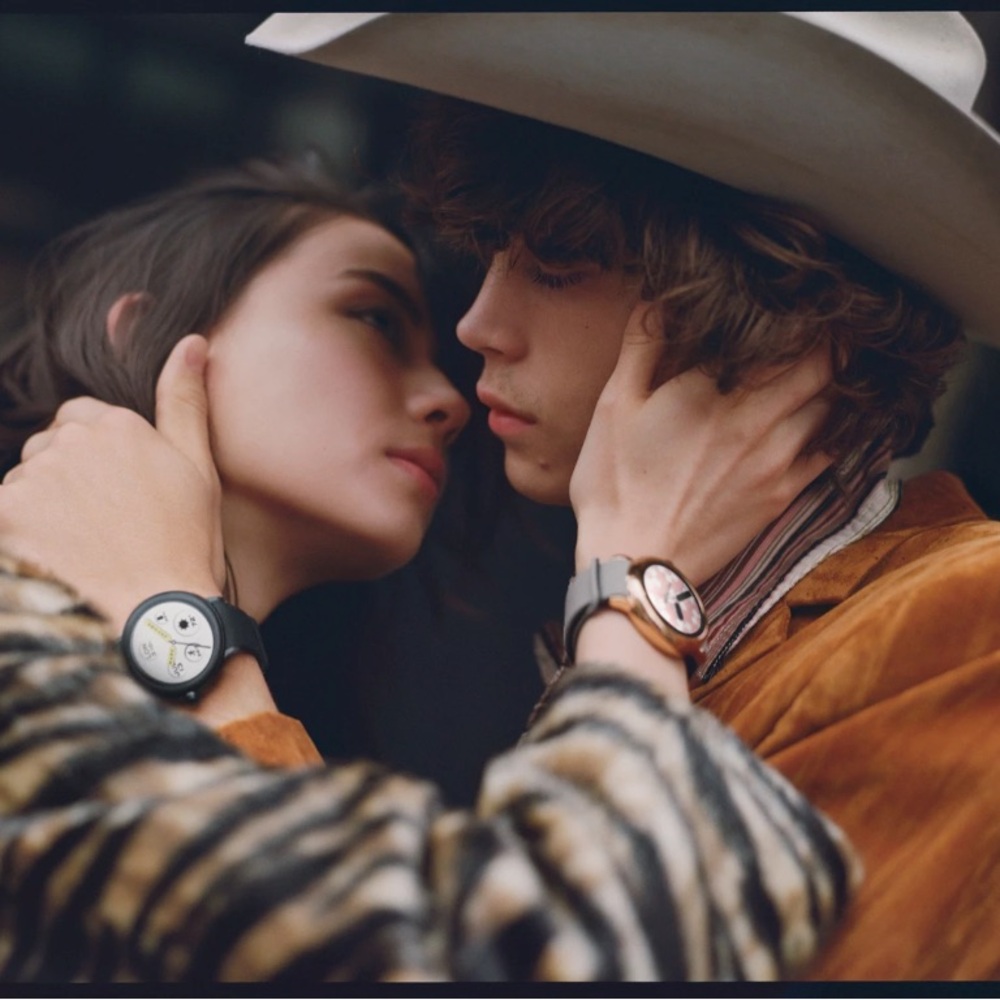 Marc Jacobs Riley Smartwatch Watch Rose Gold Cement Round - Picture 9 of 9